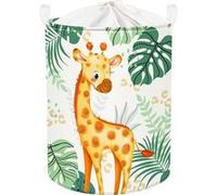 Vendos85 Panier de rangement bébé girafe - Multicolore