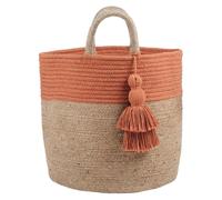 Panier Beige et Brique en Jute et coton MAORI
