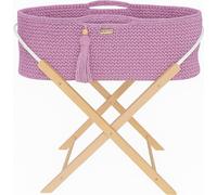Panier boho fait main - berceau - avec standard - matelas antibactérien - lavande