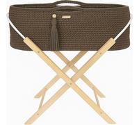 Panier boho fait main - lit d'enfant - matelas antibactérien et standard en bois pour une hygiène supplémentaire