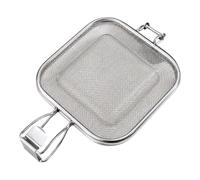 Panier carré en acier inoxydable pour sandwich, toast | Panier à légumes pour griller pour anniversaire, cuisine, viande, feu de camp, nourriture de camping