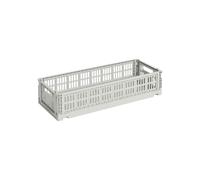HAY Colour Crate Mini Oblong 13x34.5 cm Grey