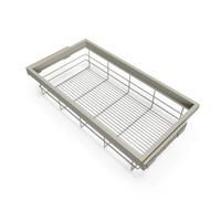 Panier coulissant pour dressing - largeur 782 mm - gris EMUCA