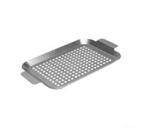 Panier de barbecue en acier inoxydable 304 très résistant (49,5 x 30 x 2 cm)