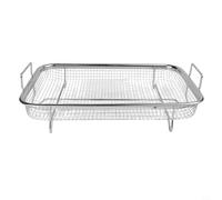 Panier de barbecue en acier inoxydable avec poignée pour griller des légumes et fruits de mer - Poêle à barbecue en maille pour éviter les chutes - Outil de camping