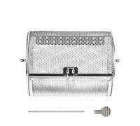 Panier de barbecue rotatif, grille à roulettes pour barbecue, barbecue en acier inoxydable, grille à ailes de poulet, grille pour fruits de mer, grillades pour légumes, accessoires de barbecue pour