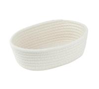 Panier De Corde En Coton - Paniers D'étagère, Paniers De Rangement Tissés | Petit Panier Tissé Mignon, Panier De Rangement De Corde En Coton Tissé, Panier De Rangement À Linge Fait À La Main Pour Les