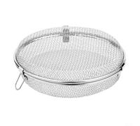 Panier de Cuisson 20x20cm Résistant Chaleur Panier de Cuisson | Acier inoxydable , 20x20x5cm, compatible air fryer, lavable -vaisselle, cuisson saine