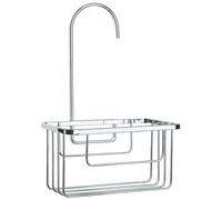 Panier de douche à accrocher 1 niveau Croydex chromé