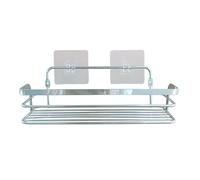 Panier de Douche Adhésif Filaire Premium 26cm Chrome