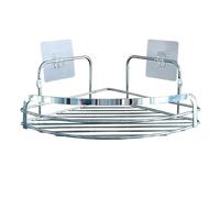 Panier de Douche Angle Adhésif Filaire Premium 29cm Chrome