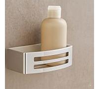 Panier de douche AquaCraft 400 40000000-00 droit, insert blanc amovible, chromé