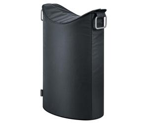 Panier de douche Blomus Nexio, panier de douche, bac de douche, bac de bain, acier inoxydable, noir, largeur 34 cm, référence 66331