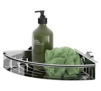 Panier de douche d'angle Tiger Boston, grand format, acier inoxydable poli, 304730346