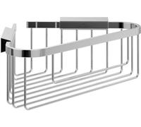 Panier de douche d'angle Villeroy & Boch Elements - Tender, tablette de douche d'angle pour montage mural, serviteur de douche d'angle en zinc, accessoires de douche, 260 x 206 x 82 mm, chromé