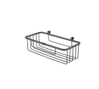 Panier de douche rectangulaire 25*22*8 cm chrome noir brosse - CRISTINA ONDYNA SHD1575