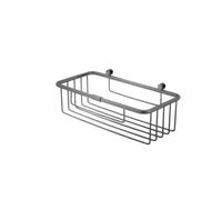Panier de douche rectangulaire 25*22*8 cm metal brosse - CRISTINA ONDYNA SHD1577