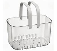 Panier de douche Style minimaliste mignon grande capacité étanche conception creuse portable salle de bain panier de rangement de douche transparent adapté aux salles de bains des