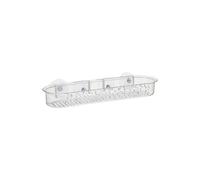 Panier de Douche Ventouse Galet 37cm Transparent