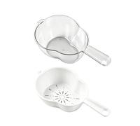 Panier De Drainage - Panier Double Couche Portable Et Réutilisable | Mini Évier De Cuisine | Avec Poignée | Bol De Lavage Des Baies | Pour Maison Cuisine Évier Salle De Bains Intérieur Extérieur