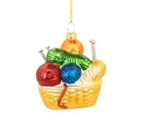 Panier de en laine boule de Noël