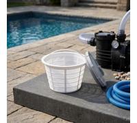 Panier de filtre de piscine de rechange pour Hayward 27180-009-000 Skim Master SPX1070E pour pentair 516112 pour sta-rite U3 - Couvercle de filtre ABS robuste blanc 21 x 13 x 14,6 cm (acier inoxydable