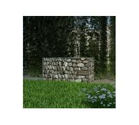 vidaXL Panier de gabion 100x50x50 cm Acier galvanisé – Clôture de jardin