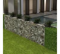 Panier de gabion Acier galvanisé 300x30x100 cm argenté G