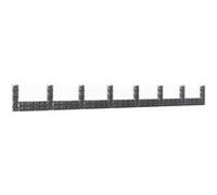 vidaXL Panier de gabion en U 8 poteaux en fer 860×20×100 cm Mur de soutènement