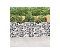 Panier de gabions arqué 150x50x100 120 cm Fer galvanisé