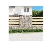 Panier de gabions arqué 150x50x180 200 cm Fer galvanisé