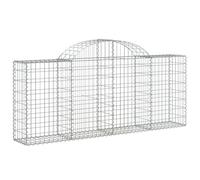 Panier de gabions arqué 200x30x80/100 cm Fer galvanisé