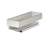 Keuco Edition 11 - Étagère avec raclette à vitre, longueur 30 cm, nickel brossé 11159050000