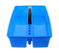 Panier de Laboratoire Portable Compartimenté avec Poignée robuste | Support Intégré pour Tubes à Essai, Compartiments, Léger et Résistant aux Chocs, pour Tables de Laboratoire et Salles