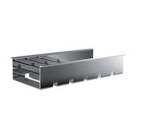 Panier de liaison emco rectangulaire pour garde-corps, plat, chromé, 184500100