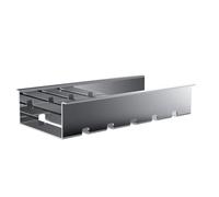 Panier de liaison emco rectangulaire pour garde-corps, plat, chromé, 184500100