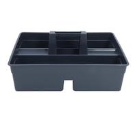 Panier de Ménage en Plastique PP Portable Poignées | Compartiments Spacieux, Format 40x27x17,5cm, pour Bouteilles Pulvérisateurs et Chiffons