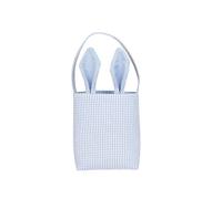 Panier De Pâques En Toile Imprimé Oreilles De Lapin, Mignon, Sac De Bonbons Pour Enfants, Cadeau De Pâques Pour Décoration De Festival