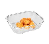 Panier de passoire rectangulaire - Panier de cuisine multifonction | Convient pour laver le riz, conserver les frites, les légumes et les fruits | Ustensiles de cuisine et de service pratiques