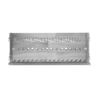 Panier de Pierres de Sauna Pliable en Acier Inoxydable, 10,6x7,9x3,9 Po | Grosse Capacité, Portable et Résistant à Chaleur, pour Poêle à Bois Charbon, Usage Maison Extérieur