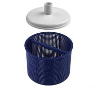 Panier de piscine et plaque d'aspiration pour Hayward SP1075 SP1076 SP1077 SP1082 à SP1086, panier filtrant ABS avec joint d'étanchéité (bleu)