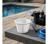 Panier de pompe de piscine 27180-009-000 Filtre de rechange pour Hayward Skim Master SPX1070E pour pentair 516112 pour sta-rite U3 - ABS 40 Mesh Filtre écran blanc 21 x 13 x 14,6 cm (plastique)
