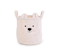 Panier De Rangement 30x30x30 Cm Teddy Blanc Cassé TU