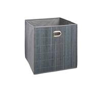 Panier de rangement 31x31 cm - Bambou Gris