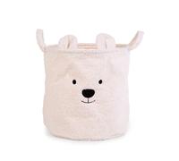 Panier De Rangement 40x40x40 Cm Teddy Blanc Cassé TU