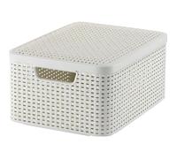 Panier de rangement avec couvercle Style M Curver