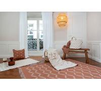 Panier de rangement « BOHO » blanc brut