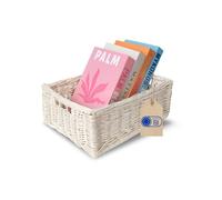 Panier de rangement - CREATIVE HOME - Creative Home - Rectangulaire - Osier naturel - 40x30x16 cm