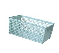 Panier de Rangement de Bureau, Panier de Rangement de Bureau Rectangulaire, de Grande capacité, Bac de en Plastique Creux avec Poignée, Bac de (Petit)