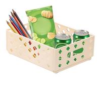 Panier de rangement de bureau | Petite caisse pour organisation de bureau, conteneurs de rangement évolutifs pour chambre à coucher, salle de bain, paniers de rangement de bureau